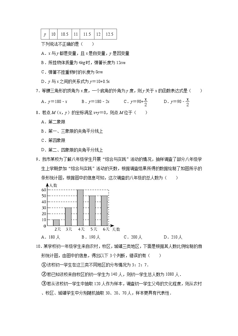 2022-2023学年河北省石家庄市栾城区八年级(下)期中数学试卷(含解析)02