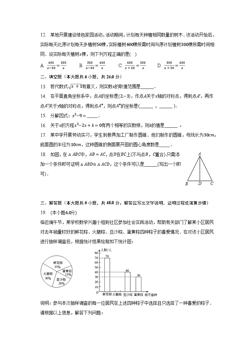 2023年四川省巴中市南江县中考数学一模试卷(含解析)第3页