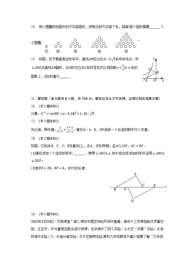 2023年广东省佛山市禅城区中考数学二模试卷(含解析)03