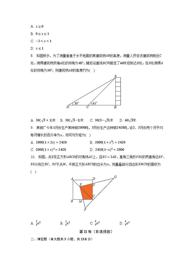 2023年山东省济宁市邹城市中考数学一模试卷(含解析)02