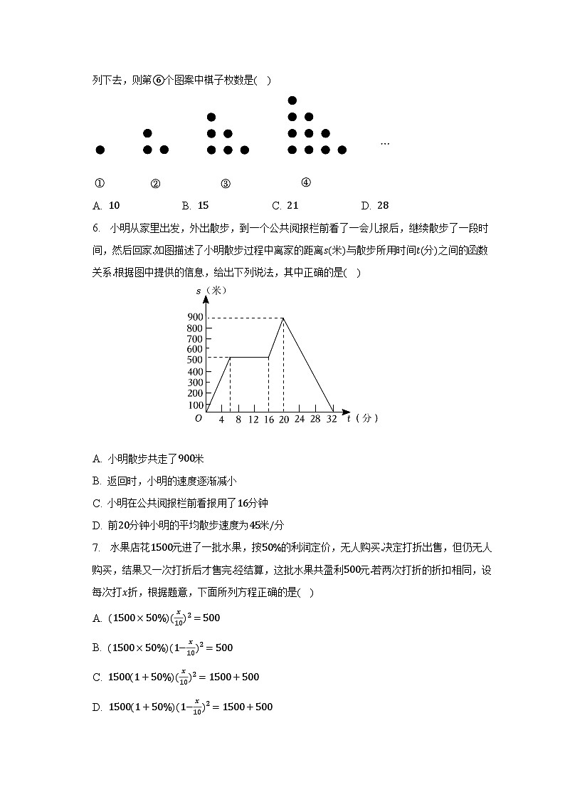 2023年重庆市北碚区春招数学试卷(含解析)02
