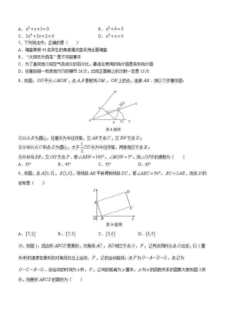 2023年河南省南阳市油田中考二模数学试题(含答案)第2页