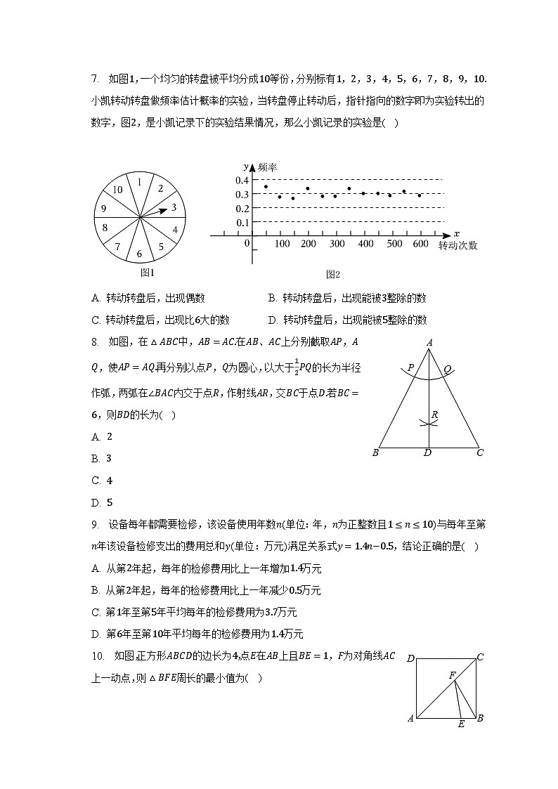 2023年广东省深圳市龙岗区鹏达学校中考数学一模试卷(含解析)02
