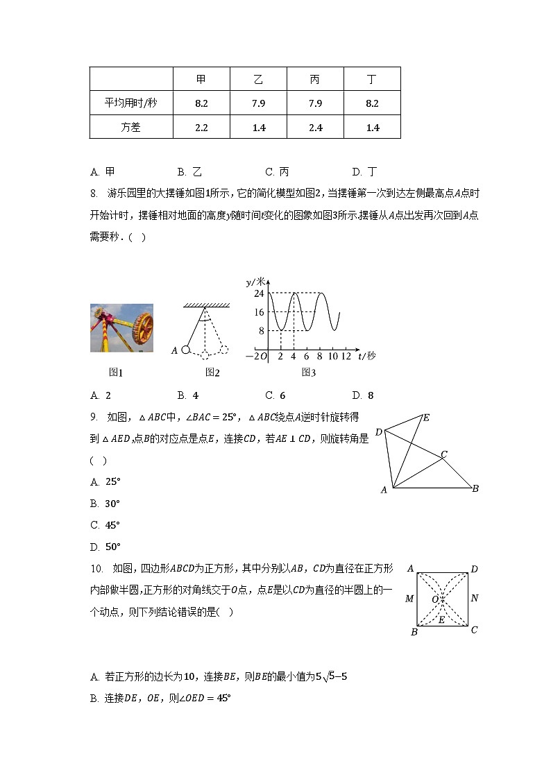 2023年浙江省台州市玉环市中考数学二模试卷(含解析)02