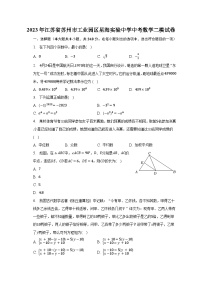 2023年江苏省苏州市工业园区星海实验中学中考数学二模试卷（含解析）