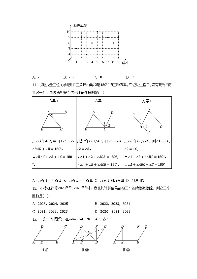 2023年河北省保定市雄安市容和红杰中学中考数学一模试卷(含解析)第3页