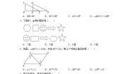 初中数学华师大版七年级下册10.5 图形的全等练习题