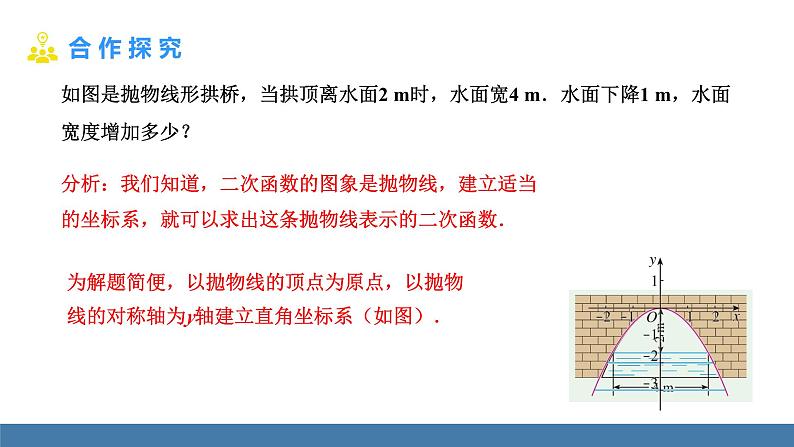 人教版九年级数学上册课件 22.3.3 抛物线型的实际问题第4页