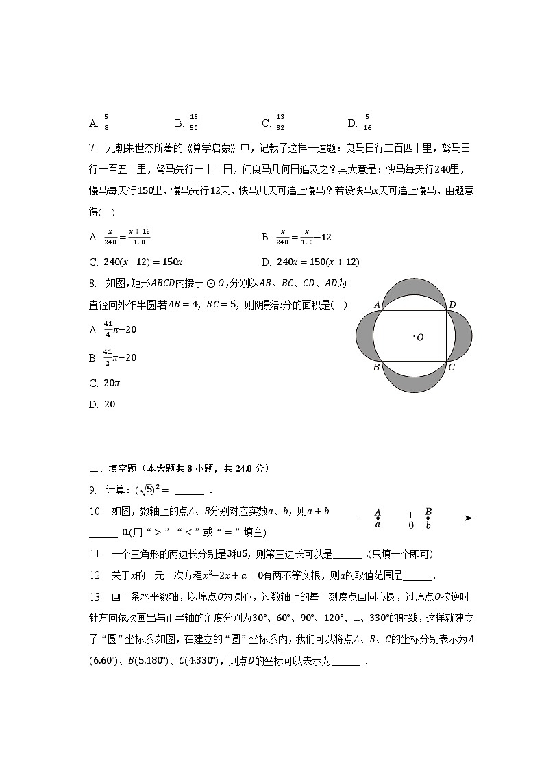 2023年江苏省连云港市中考数学试卷(含解析)第2页