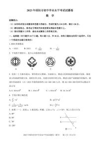 2023年湖南省邵阳市中考数学真题