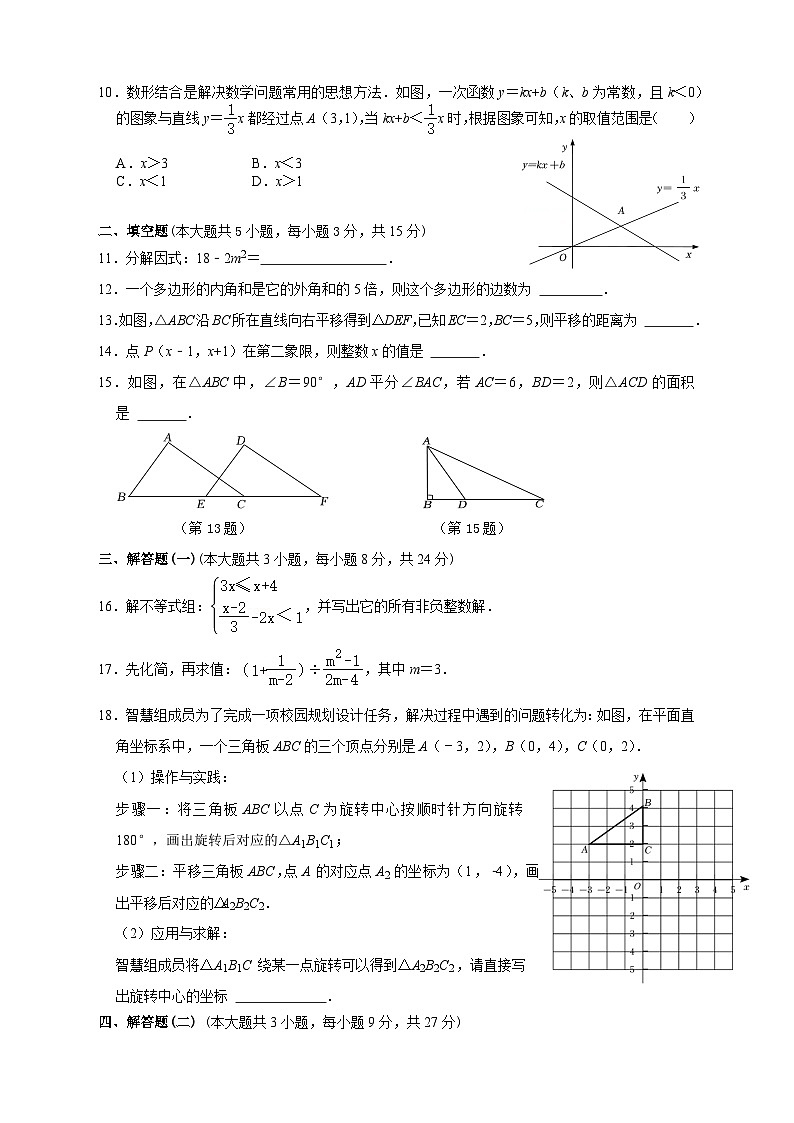 广东省揭阳市揭东区2022-2023学年八年级下学期期末考试数学试题02