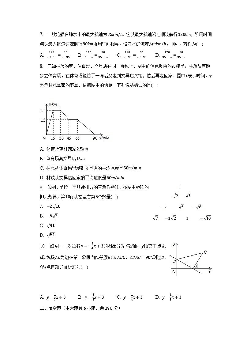 2022-2023学年湖北省十堰市房县八年级(下)期中数学试卷(含解析)第2页
