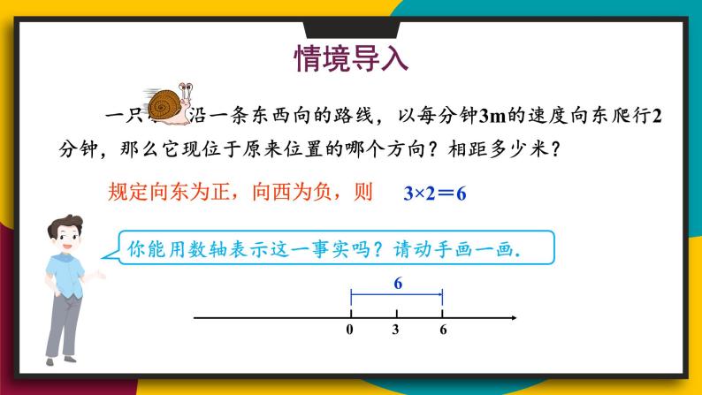 华师大版七年级数学上册课件 2.9.1 有理数的乘法法则02