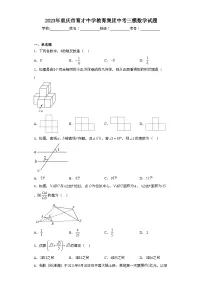 2023年重庆市育才中学教育集团中考三模数学试题（含解析）