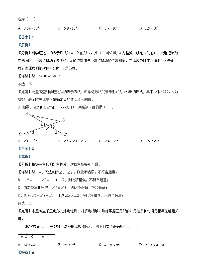 精品解析：2023年北京市海淀區(qū)首師大附中中考三模數(shù)學(xué)試題（解析版）第2頁(yè)