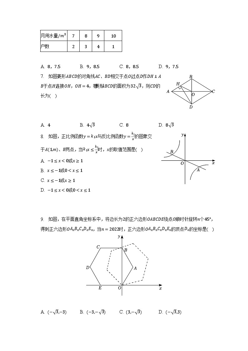 2023年河南省商丘市夏邑县中考数学一模试卷(含解析)02