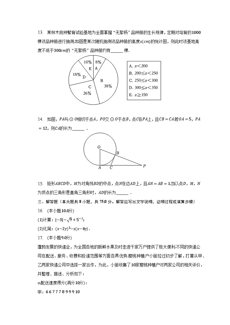 2023年河南省中考數(shù)學(xué)試卷(含解析)第3頁(yè)
