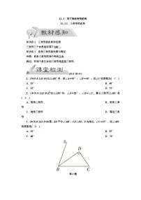 数学人教版11.2.1 三角形的内角导学案