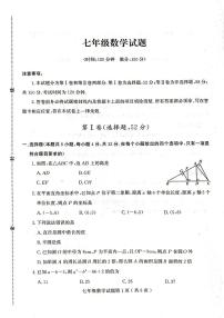 山东省潍坊市诸城市2022-2023学年七年级下学期7月期末数学试题