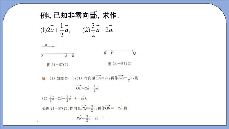 沪教版五四制数学九年级上册24.6《实数与向量相乘》(第2课时)精品教学课件+作业(含答案)02