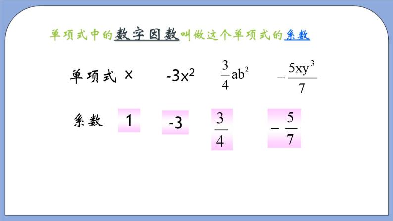 沪教版五四制数学七年级上册9.4 《整式》精品教学课件+作业（含答案）07