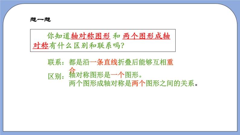 沪教版五四制数学七年级上册11.6《轴对称》精品教学课件+作业（含答案）05