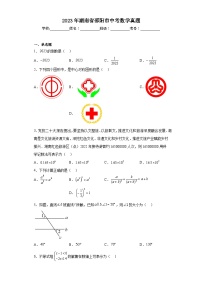 2023年湖南省邵陽市中考數(shù)學(xué)真題（含解析）