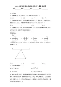 2023年河南省焦作市武陟县中考三模数学试题(含解析)