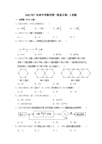2023年广东省中考数学第一轮复习卷：1实数