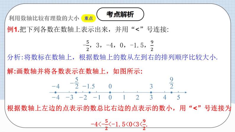 人教版初中数学七年级上册 1.2.4 绝对值 第二课时 课件+教案+导学案+分层作业（含教师学生版）06