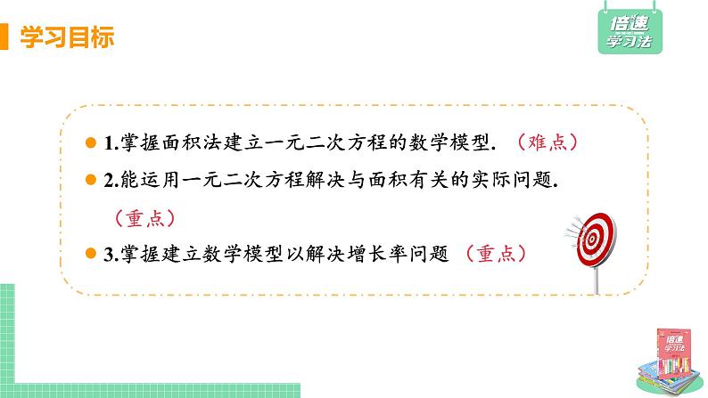 苏科版数学九上1.4 课时1 面积问题和增长率问题(课件PPT)第4页