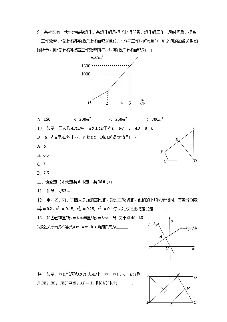 2022-2023学年湖北省十堰市郧西县八年级(下)期末数学试卷(含解析)第2页
