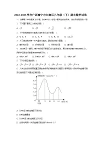 2022-2023学年广西南宁市江南区八年级（下）期末数学试卷