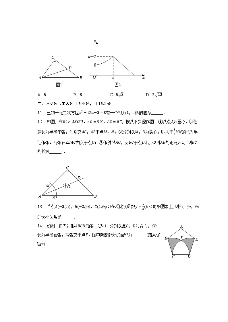 2023年河南省信阳市潢川县中考数学一模试卷（含解析）03