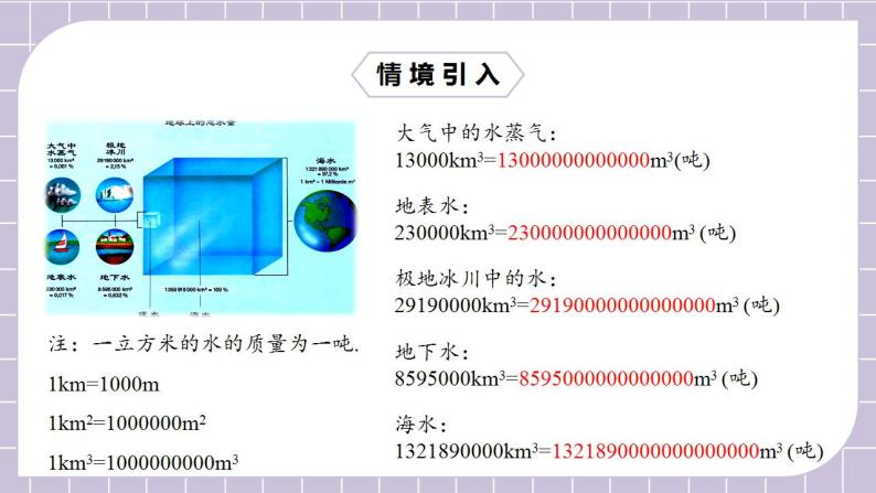 新人教版数学七上  1.5.2科学记数法 课件PPT（送预习案+教案+分层练习）06