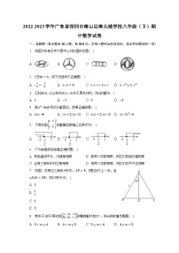 2022-2023学年广东省深圳市南山区南头城学校八年级（下）期中数学试卷（含解析）