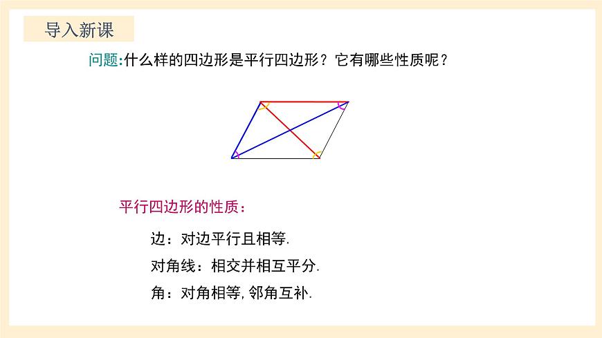 北師大版數(shù)學(xué)九年級(jí)上冊(cè)1.1.1《 菱形的性質(zhì)與判定（1》課件第3頁(yè)