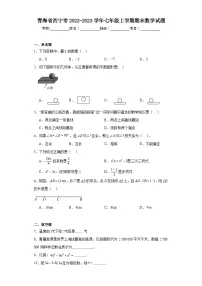 青海省西宁市2022-2023学年七年级上学期期末数学试题