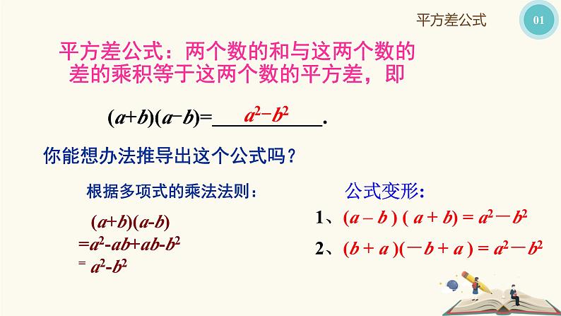 9.11平方差公式(同步课件)-【一堂好课】2021-2022学年七年级数学上册同步精品课堂(沪教版)06