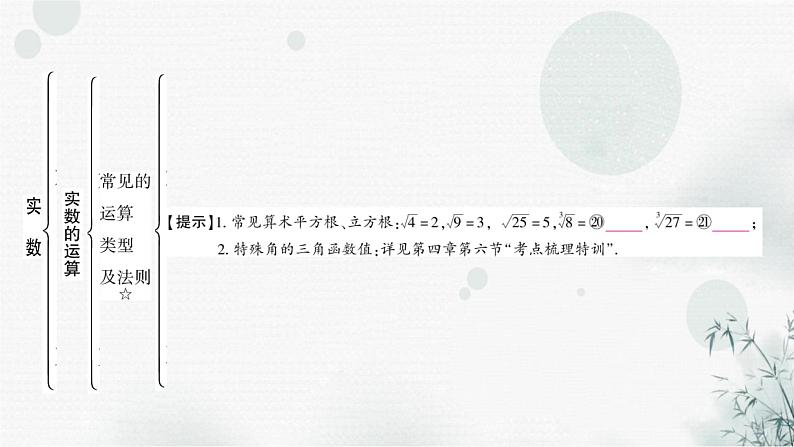 中考数学复习第一章数与式第一节实数教学课件第8页