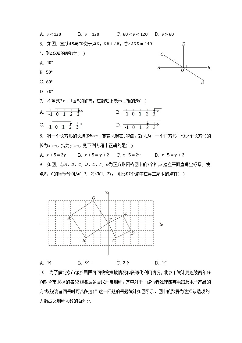 2022-2023学年北京市海淀区七年级（下）期末数学试卷（含解析） (1)02