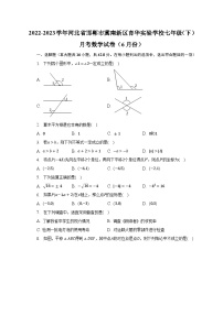 2022-2023学年河北省邯郸市冀南新区育华实验学校七年级（下）月考数学试卷（6月份）（含解析）