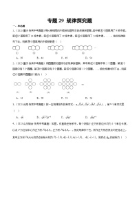 2023年中考数学真题分类汇编——专题29 规律探究题（全国通用）