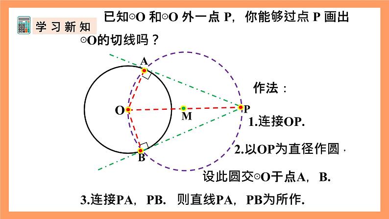 人教版数学九年级上册24.2.2《直线和圆的位置关系》(3)课件05