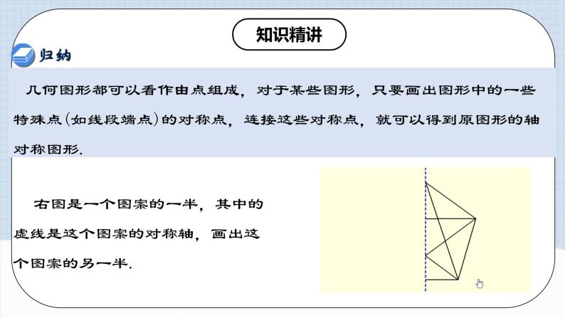 人教版初中数学八年级上册 13.2.1 《画轴对称图形》 课件+教案+导学案+分层作业（含教师学生版和教学反思）07