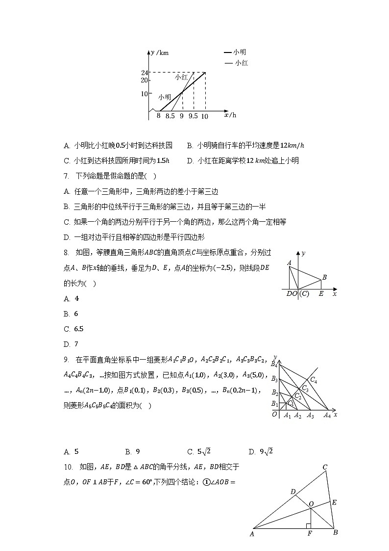 2022-2023学年湖南省岳阳七中八年级(下)期末数学试卷(含解析)02