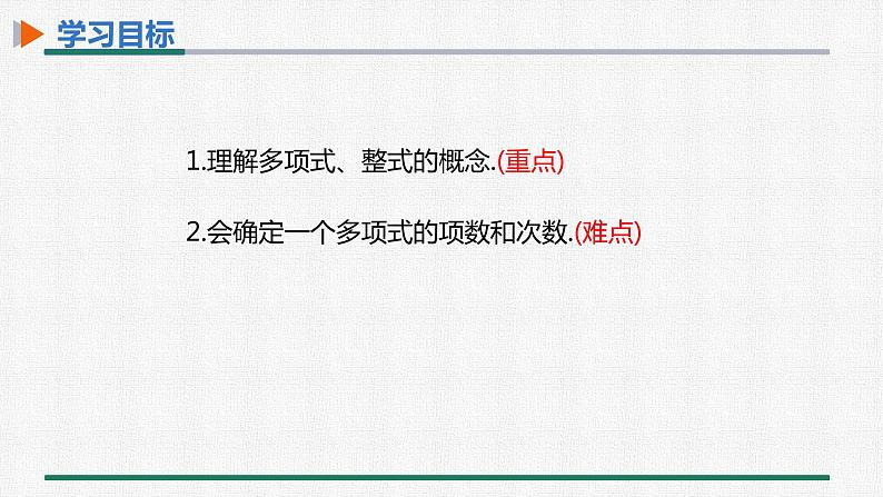 2.1 整 式 第3课时 多项式课件PPT第2页