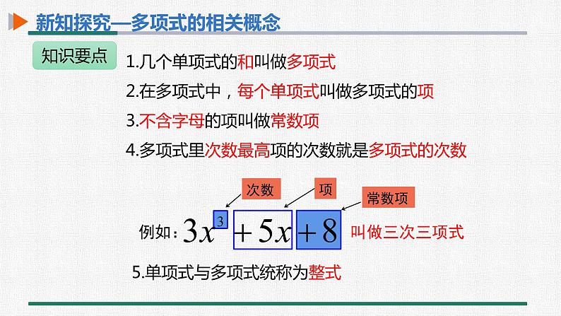 2.1 整 式 第3课时 多项式课件PPT第7页