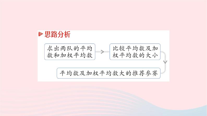 2023七年级数学下册第6章数据的分析专题三利用平均数中位数众数方差进行决策作业课件新版湘教版04