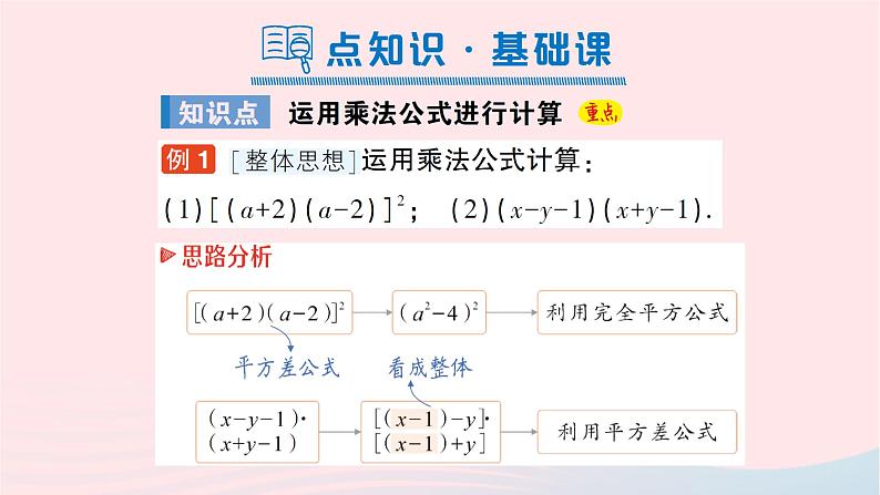 2023七年级数学下册第2章整式的乘法---2.2乘法公式2.2.3运用乘法公式进行计算作业课件新版湘教版第2页